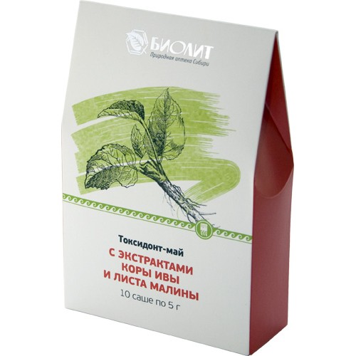 Купить Токсидонт-май с экстрактами коры ивы и листа малины  г. Тула  